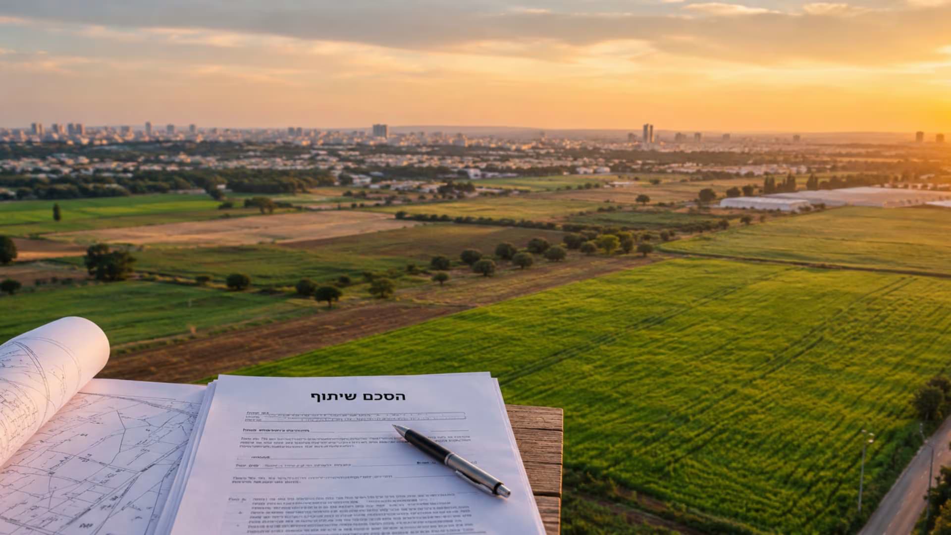 הסכם שיתוף בין בעלי זכויות בקרקע משותפת